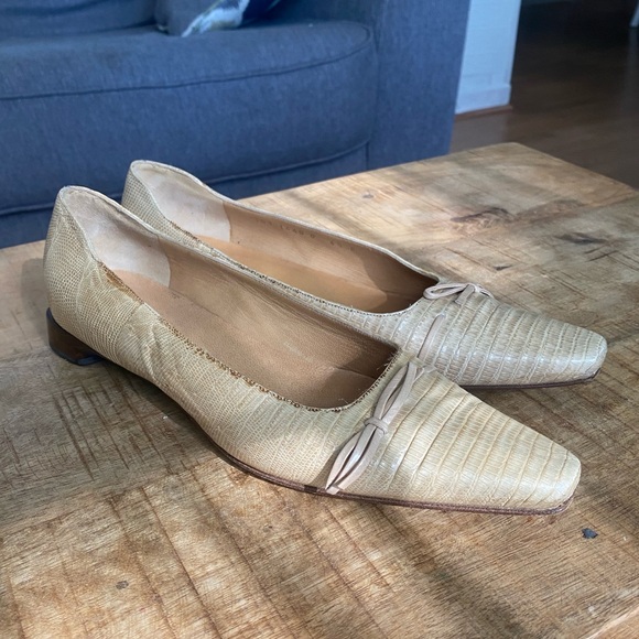 Gucci Shoes - Gucci Leather Upper Former Flats Sz 6.5